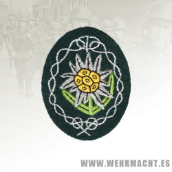 Parche de brazo tropas de montaña Wehrmacht - Oficiales