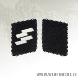 SS-Allgemeine enlisted man's rune collar patches