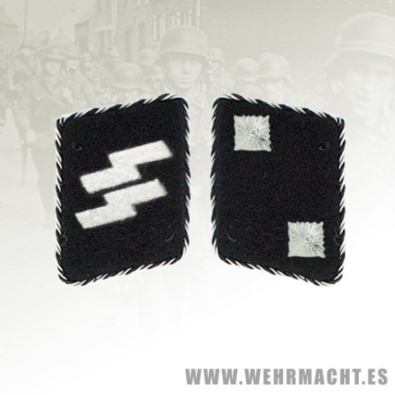 Allgemeine-SS Oberscharfuhrer's rune collar patches