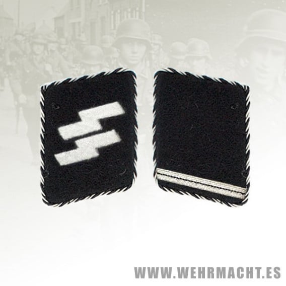 SS-Allgemeine enlisted man's rune collar patches