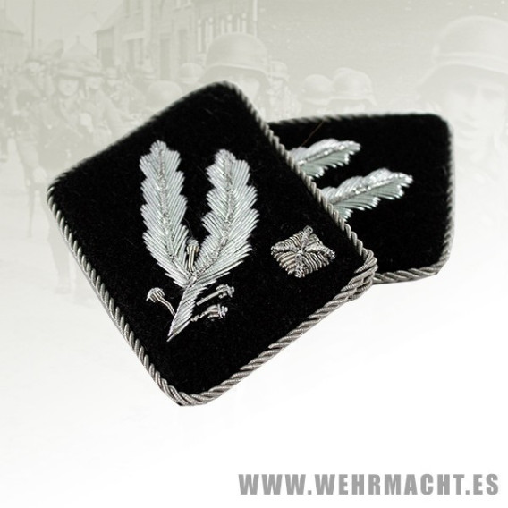SS-Brigadefuhrer's wire collar patches (pre 1942)