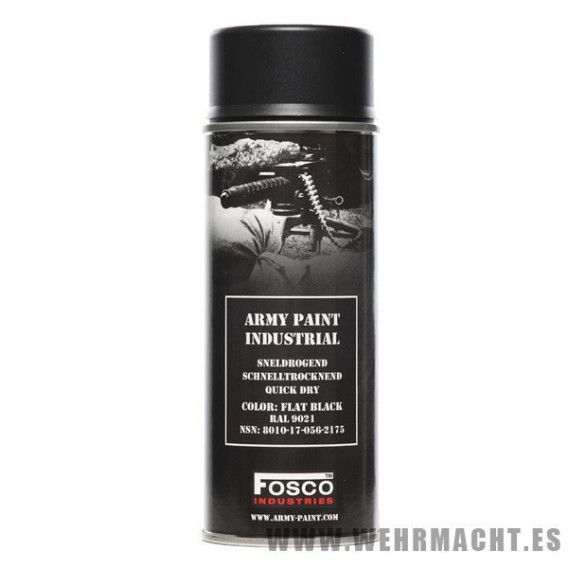 Pintura en spray 400 ml Negro Mate