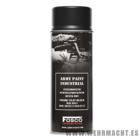 Pintura en spray 400 ml Negro Mate