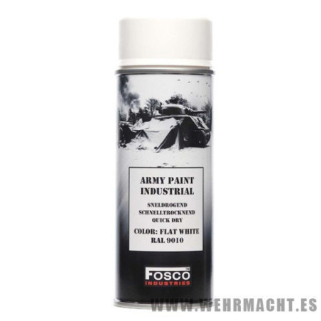 Spray Army Paint 400ml Flat White