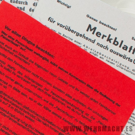Documentos varios para el soldbuch