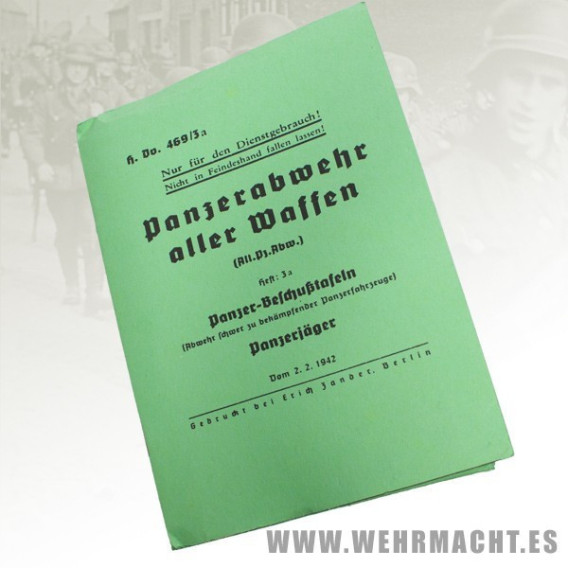Combat manual for the Panzerjäger