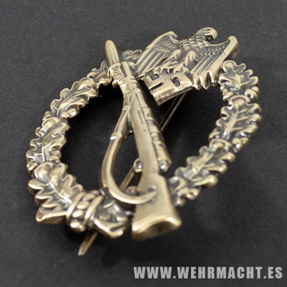 Army Infantry Assault Badge in Bronze (Hollow back)