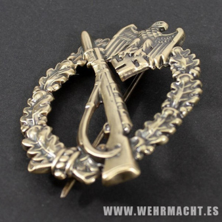 Army Infantry Assault Badge in Bronze (Hollow back)