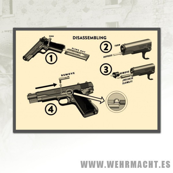 Colt .45 Government M1911A1 Dorada - Denix®