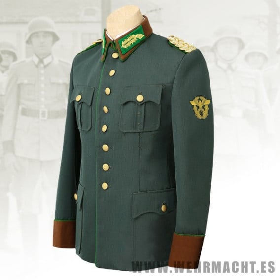 Feldbluse M38 para generales de la Ordnungspolizei