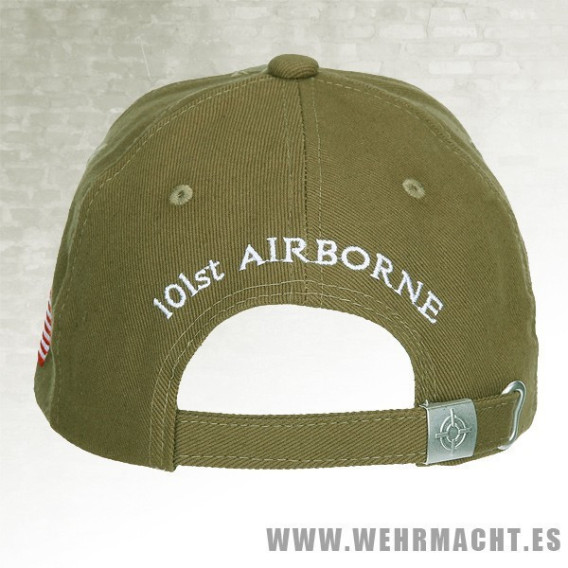 Gorra 101st Airborne, negra