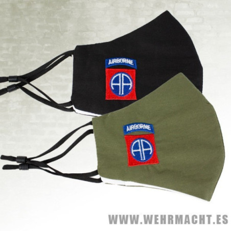 Mascarilla de Algodón 82nd Airborne