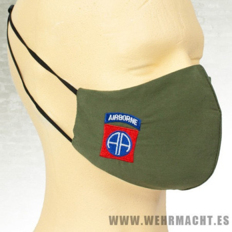 Mascarilla de Algodón 82nd Airborne