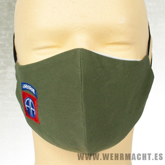 Mascarilla de Algodón 82nd Airborne