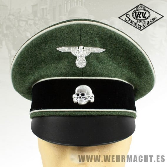Waffen SS Officer's Crusher Cap - EREL®