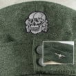 M40 Panzer SS Enlisted cap insignia + Sewing
