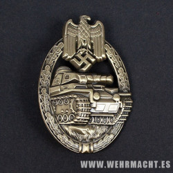 Army Panzer Assault Badge in Bronze (Hollow back)