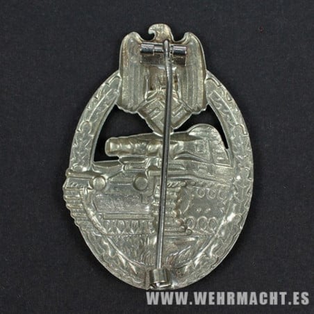 Army Panzer Assault Badge in Silver (Hollow back)