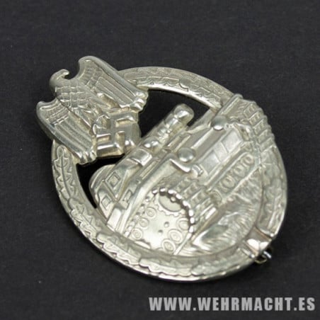 Army Panzer Assault Badge in Silver (Hollow back)