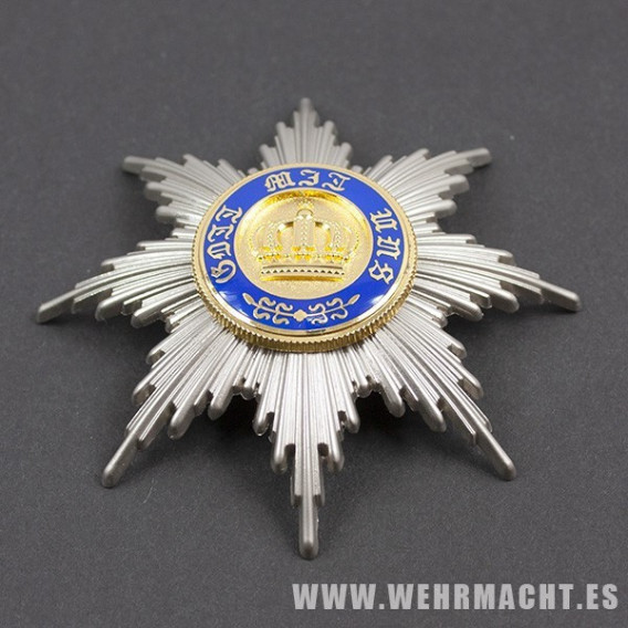 Prussian Order of the Crown 1st Class, breast star
