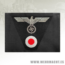 Panzer woven cap insignia M43, Officers