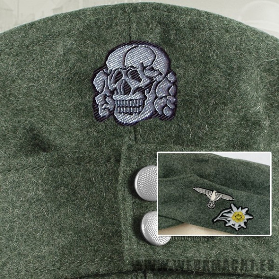 Waffen SS insignias with SS Edelweis