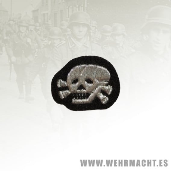 Waffen SS Officer hand embroidered cap skull