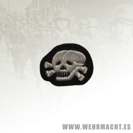 Waffen SS Officer hand embroidered cap skull