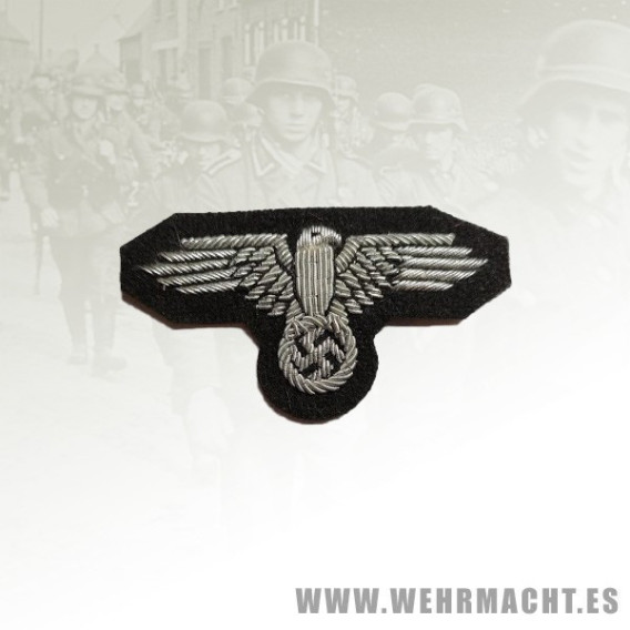Águila de gorra Waffen SS, Oficiales Bordada