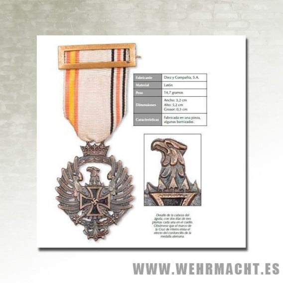 Spanish Blue Division commemorative medals