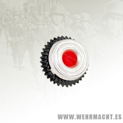 Cucarda tricolor de metal para gorras