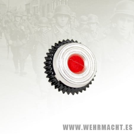 Cucarda tricolor de metal para gorras