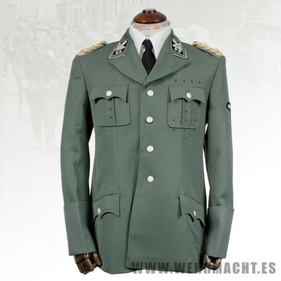 WW2 ドイツ軍 一般親衛隊 M32 Dienstrock 上下セット Dienstrock M34 Waffen SS for Officers and Generals