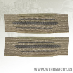Army enlisted mans collar patches (Grey)