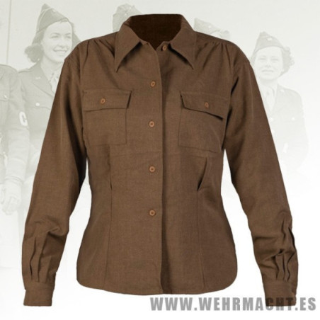 Camisa de servicio para mujeres del WAC