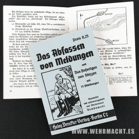 Manual para escribir mensajes y tomar notas del terreno