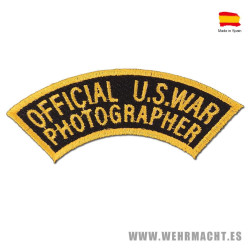 U.S. Army photographer arched arm patch