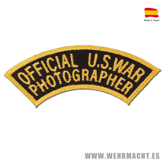 Parche de brazo US para fotógrafo - Arqueado