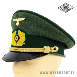 Gorra de plato Artillería de Costa para Almirantes