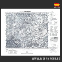 Mapa Alemán - Berlin Norte 1936 (Alemania)