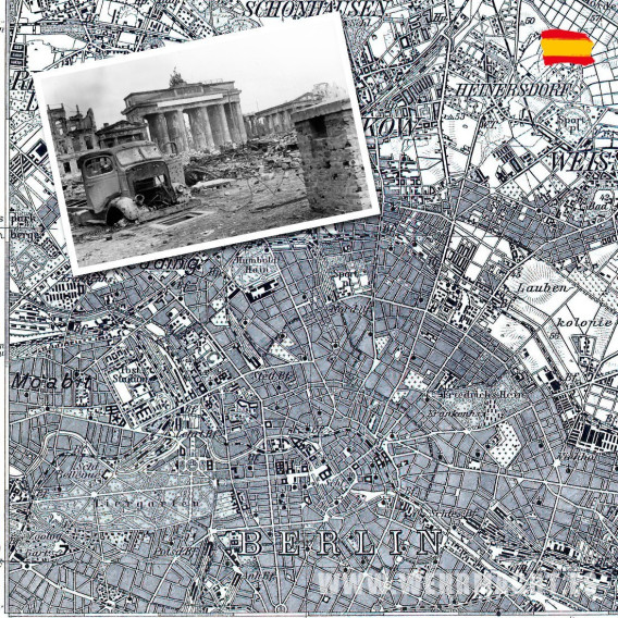Mapa Alemán - Berlin Norte 1936 (Alemania)