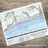 US Military Map - Omaha Beach-East - April 1944