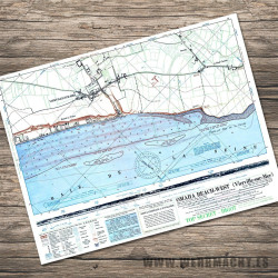 US Military Map - Omaha Beach-West (Vierville-sur-Mer)