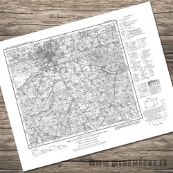 Mapa Alemán - Königsberg 1939 (Alemania)