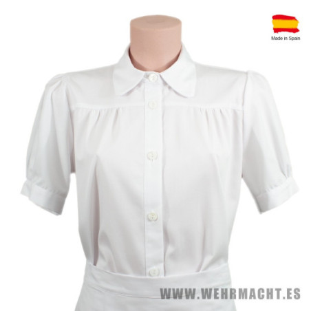 Camisa de verano para "Helferin" de la Wehrmacht