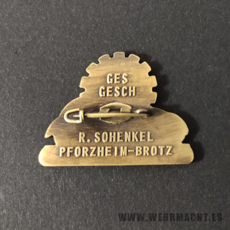 Distintivo conmemorativo de Volkswagen, bronce