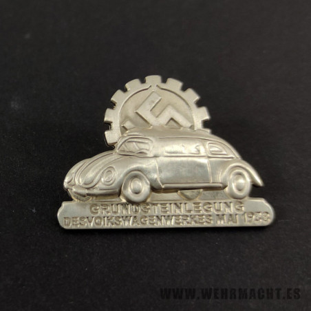 Distintivo conmemorativo de Volkswagen, plata