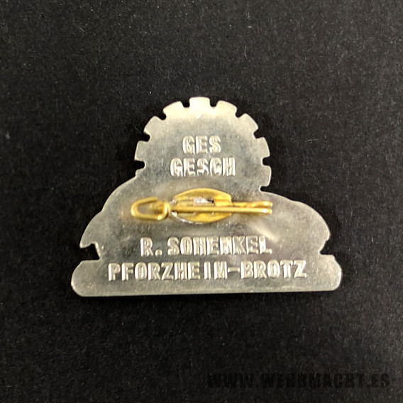 Distintivo conmemorativo de Volkswagen, plata