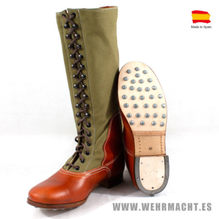 German DAK High boots with Hobnails