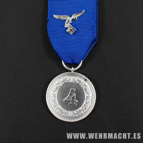 4 Year Long Service Medal Luftwaffe